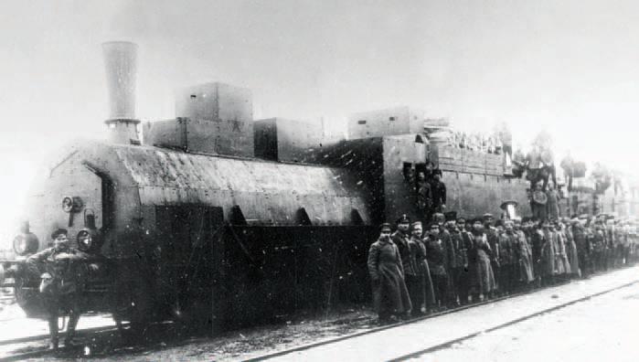 Локомотив бронировки Сормовского завода, 1918 г